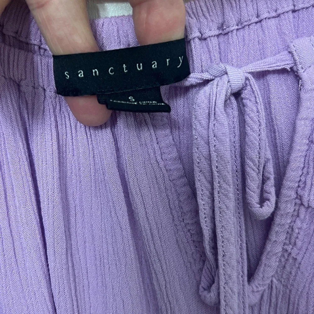 148. Sanctuary Purple Ballet neck Long Sleeve Top, S, Can be worn off shoulders - Picture 6 of 10
